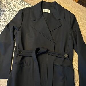 Gauchere black blazer, tie front,  retail $1000+